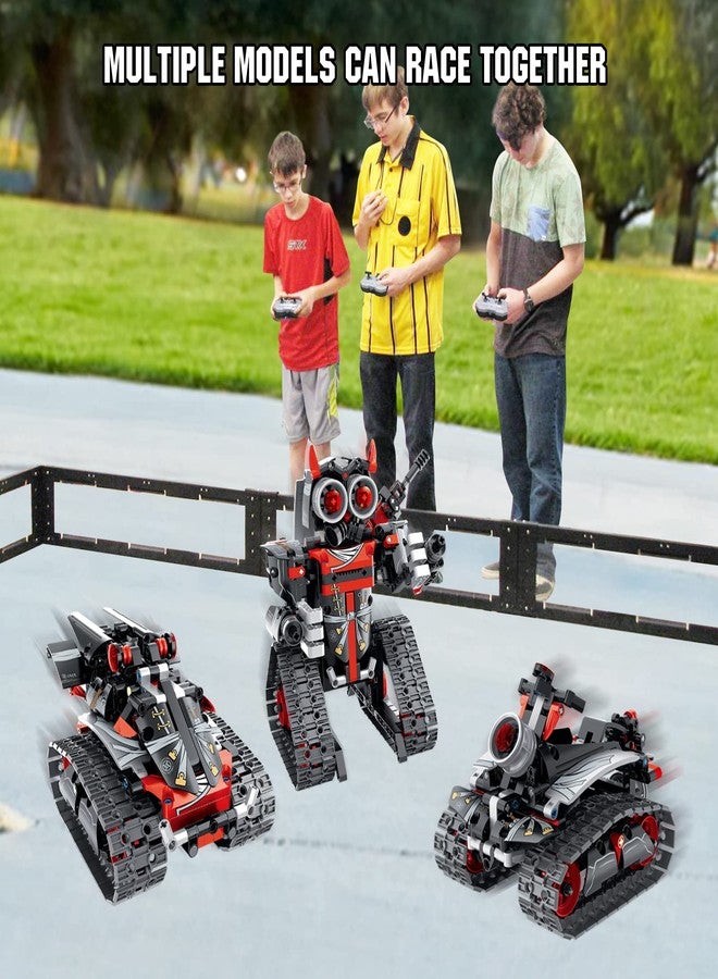 VINTOP 3-in-1 STEM Remote & APP Controlled Coding Robot Building Kit for Boys 6-12, 419 Pcs RC Robot/Tank/Car Educational Building Blocks Toy, Science Learning & Engineering Gift for Kids - Image 5